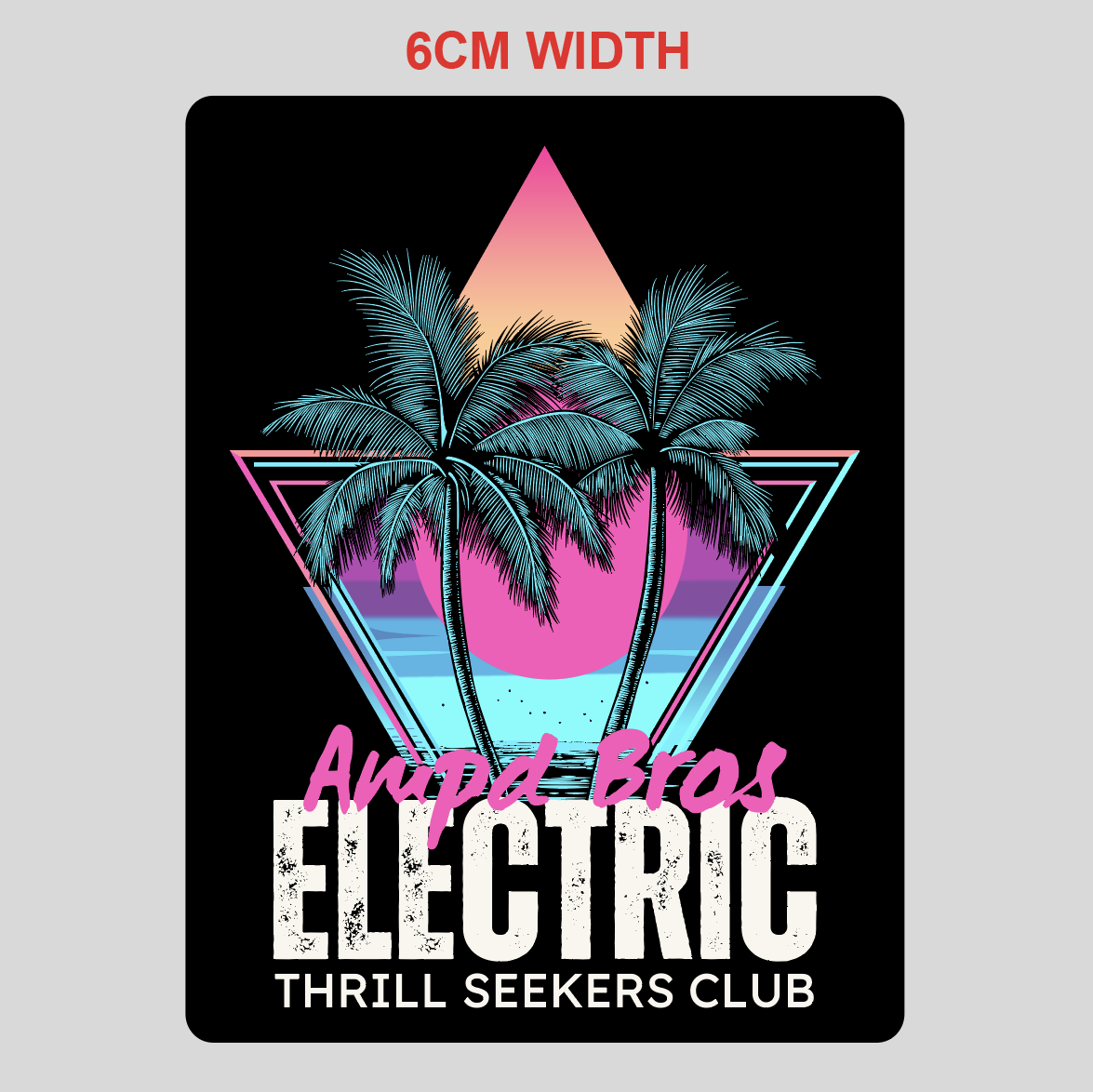 Ampd Bros 6pc Epic Sticker Pack