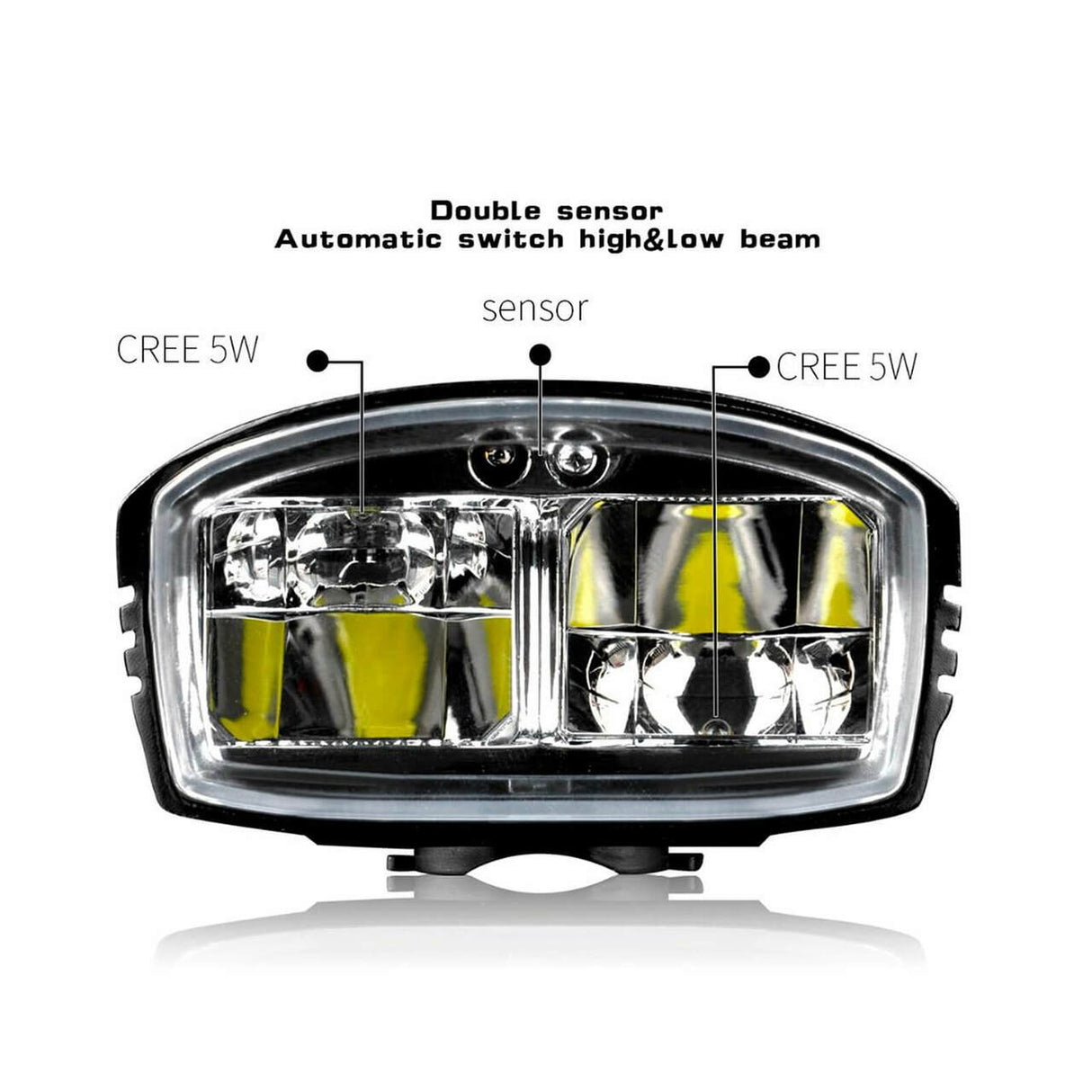 Discovery Front Rechargeable Bicycle Light LED