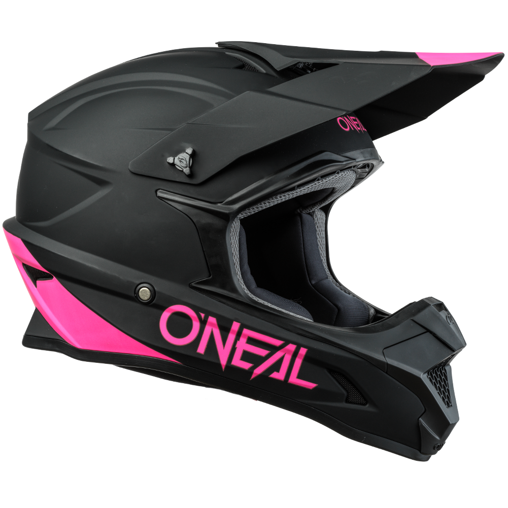 ONEAL 1.0 SRS Solid Pink MX Helmet