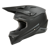 ONEAL 1.0 SRS Solid Black MX Helmet