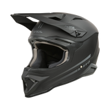 ONEAL 1.0 SRS Solid Black MX Helmet