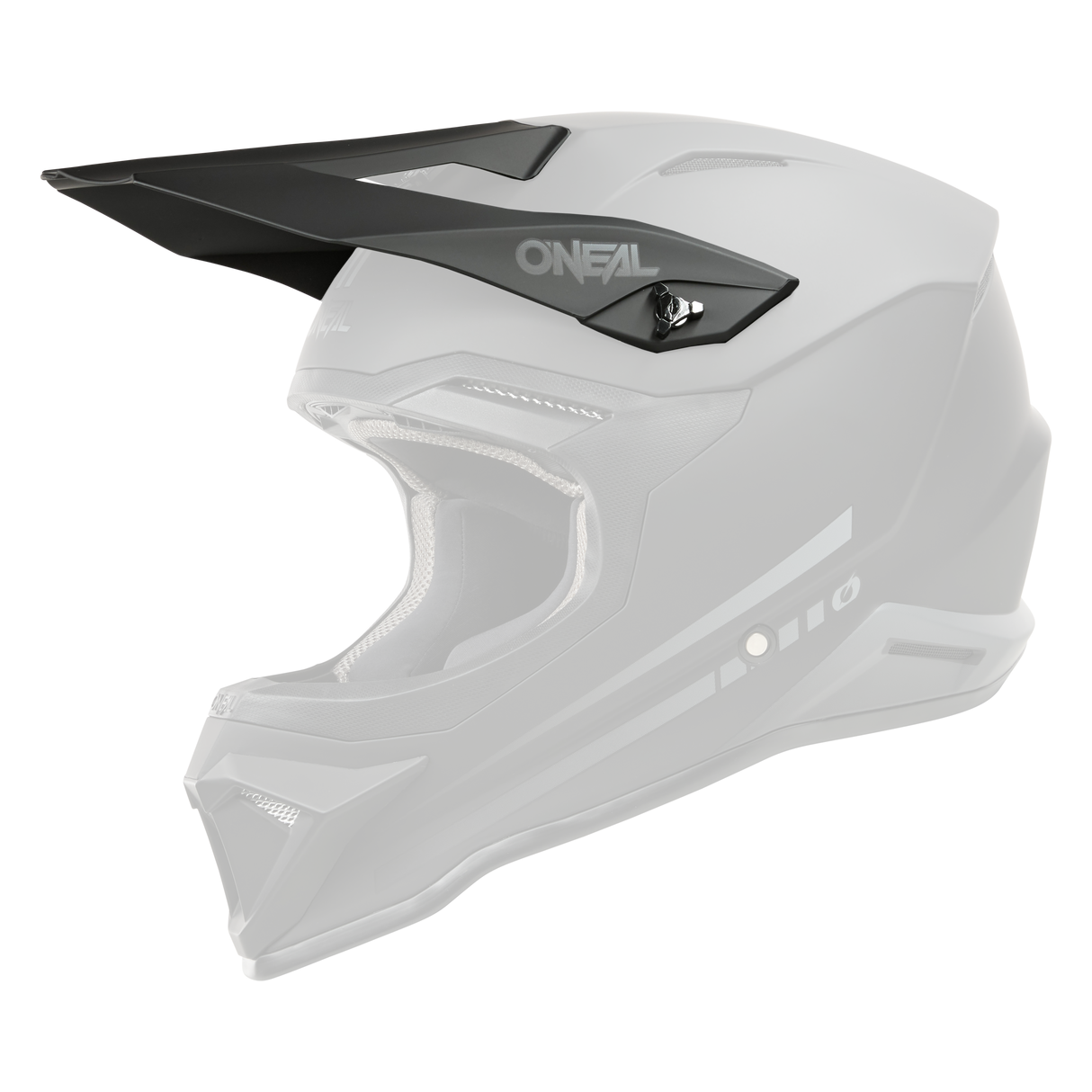 ONEAL 1.0 SRS Solid Black MX Helmet