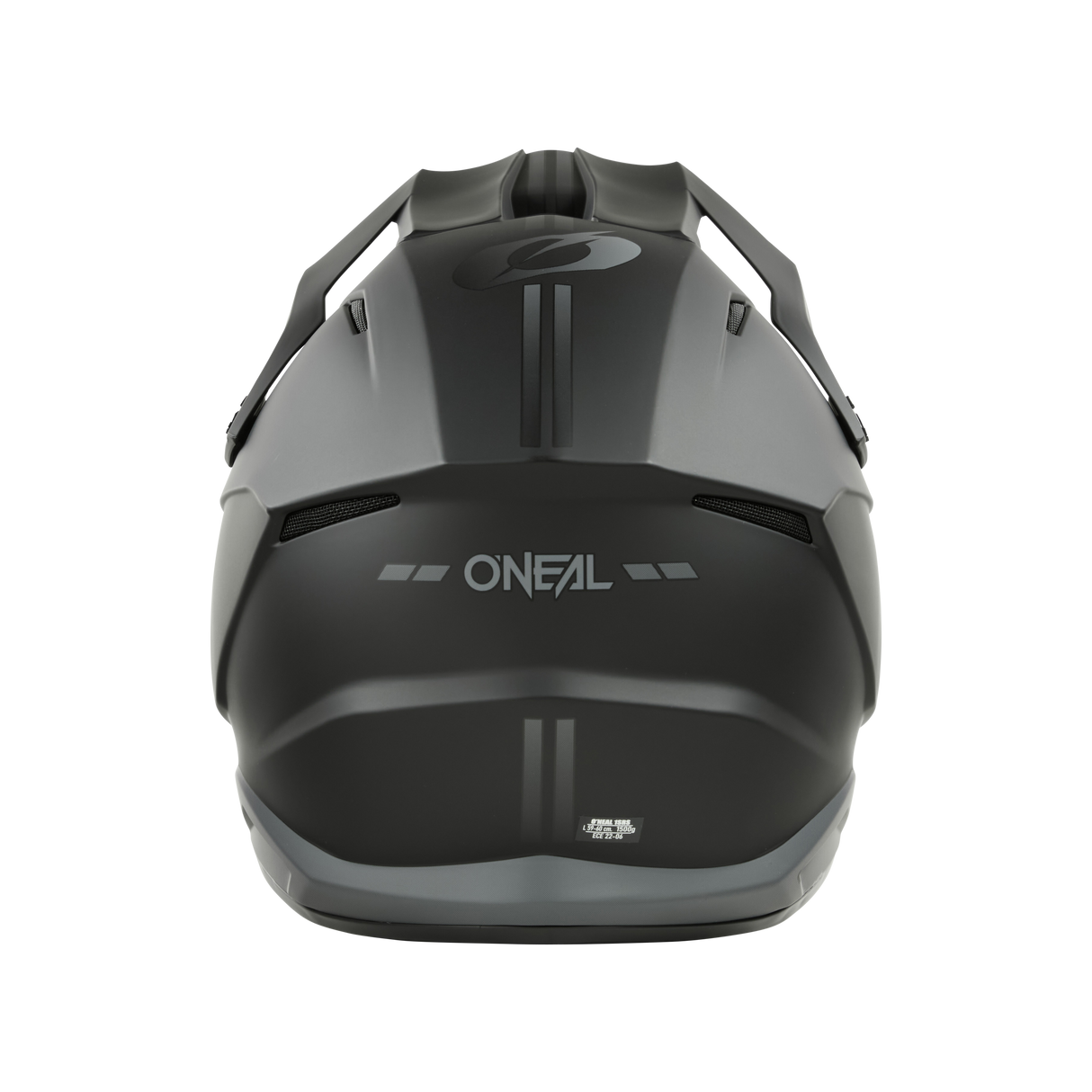 ONEAL 1.0 SRS Solid Black MX Helmet