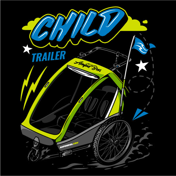 Deluxe Kids Bike Trailer