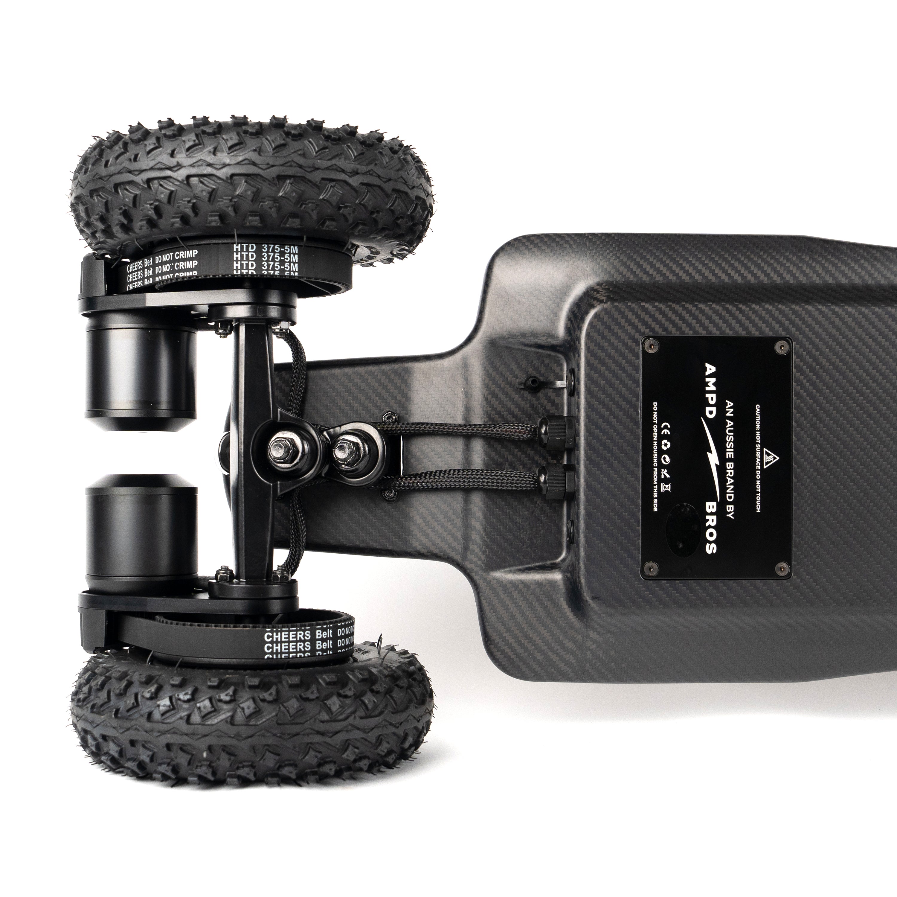 Carbon All Terrain 4,400W Electric Skateboard - Vortex V3