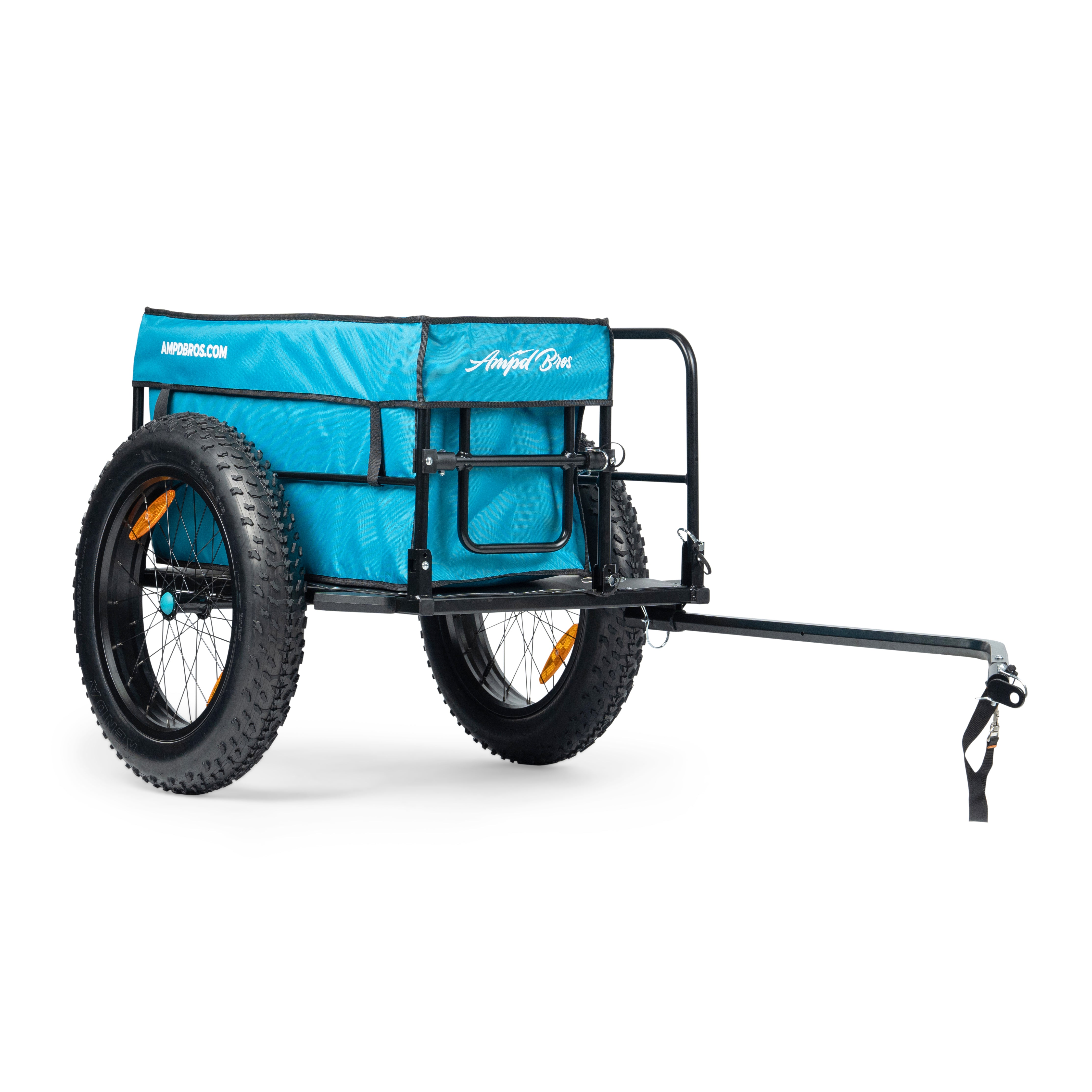 Deluxe Surf Beach Cargo Fat Tyre Bike Trailer Ampd Bros Electric Bikes