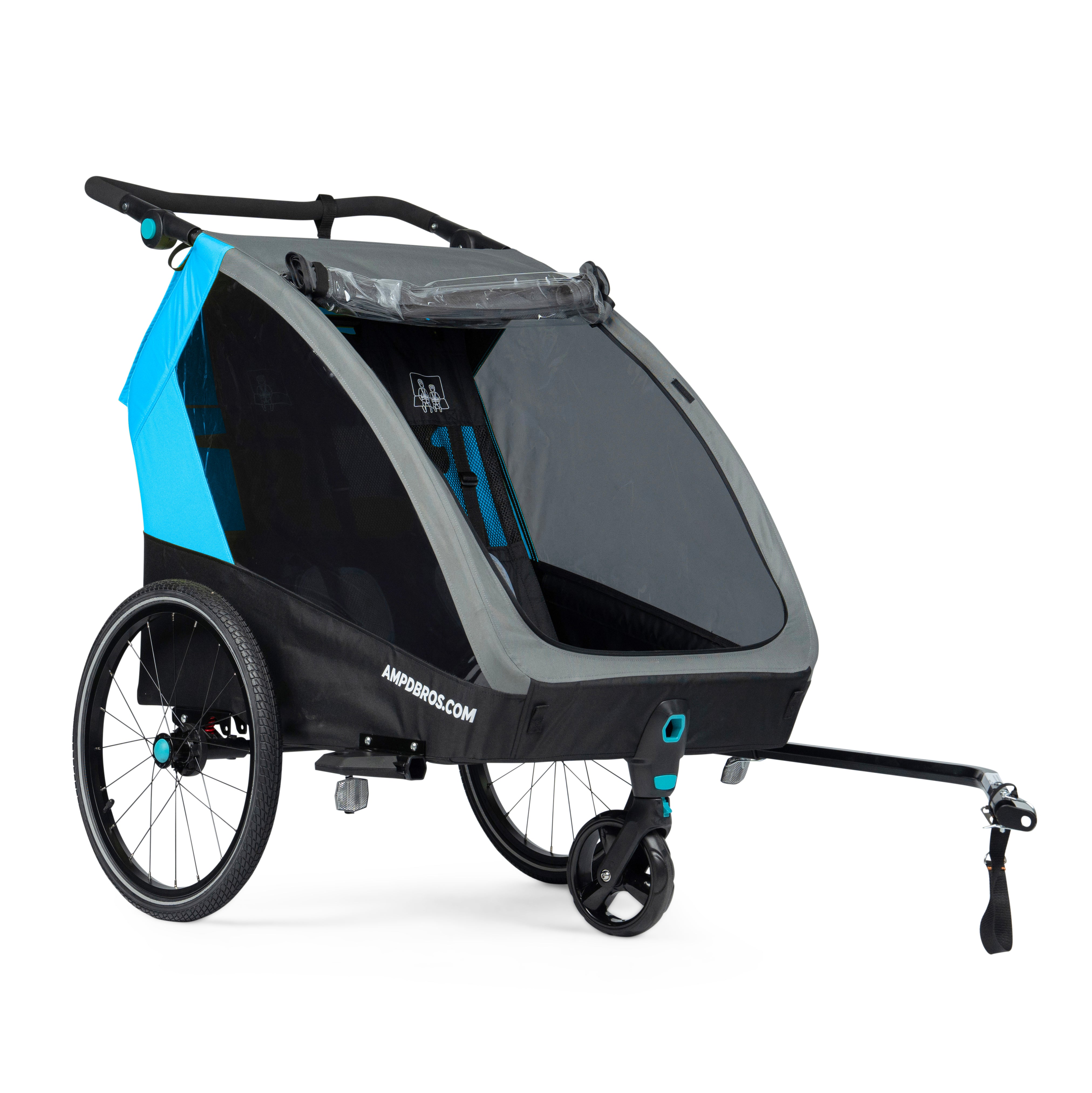 Deluxe Child Bike Trailer by Ampd Bros Ampd Brothers Electric