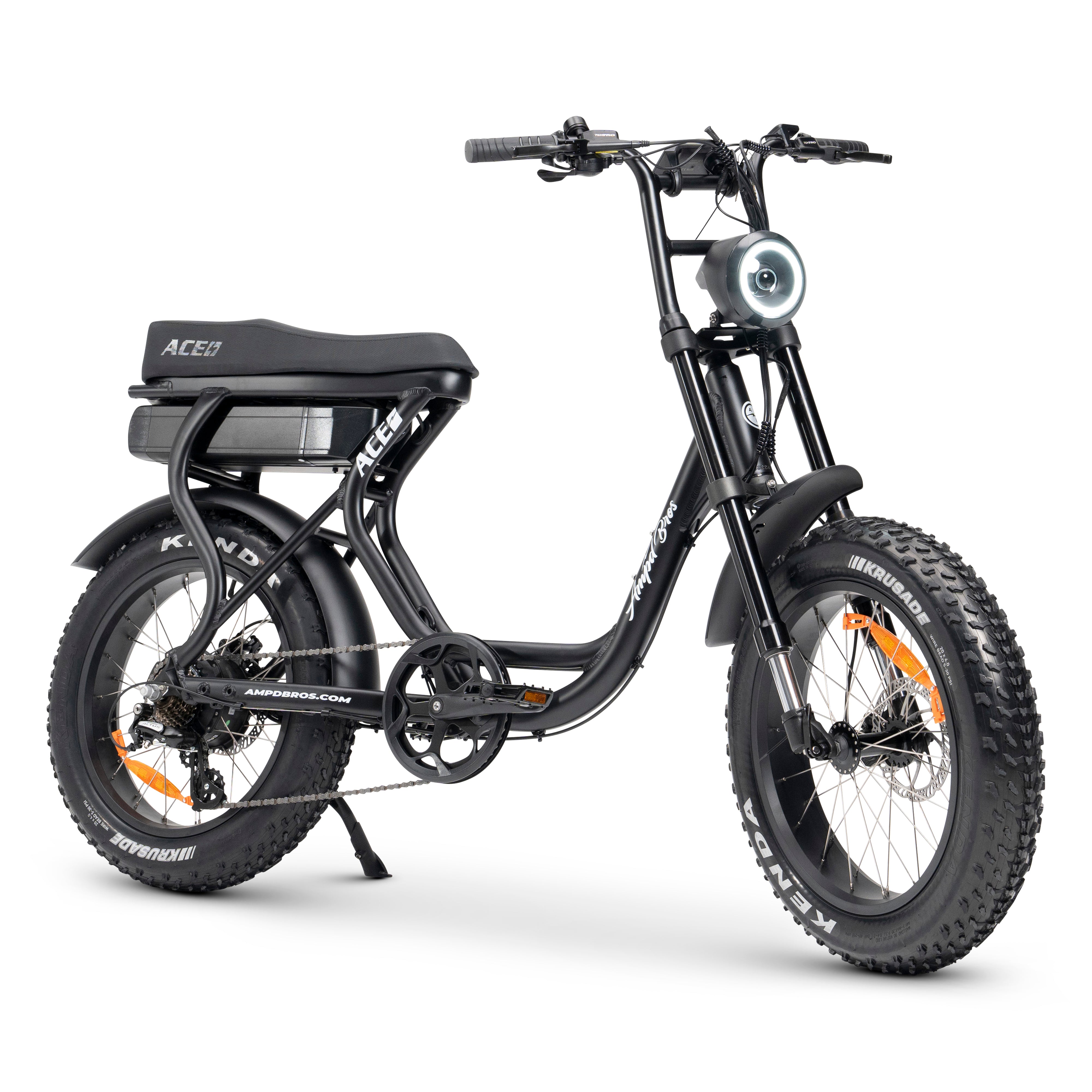 ACE-S Plus+ Fat Tyre Step Through Retro Cruiser Electric Bike – Ampd ...