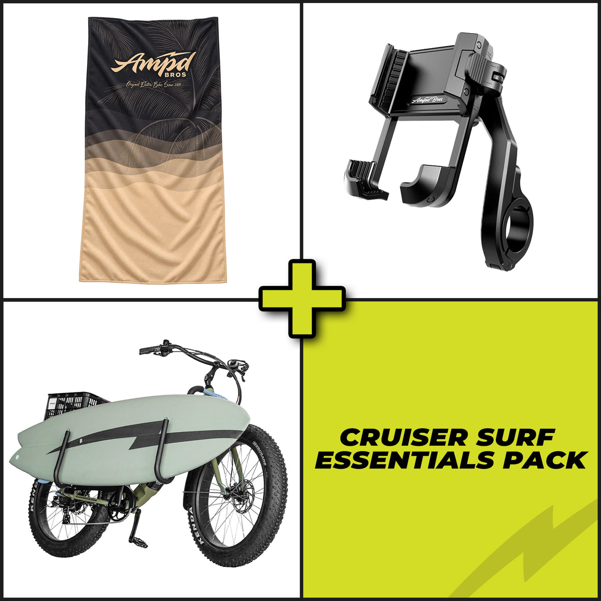 Cruiser Surf Essentials Pack – Ampd Bros Electric Bikes