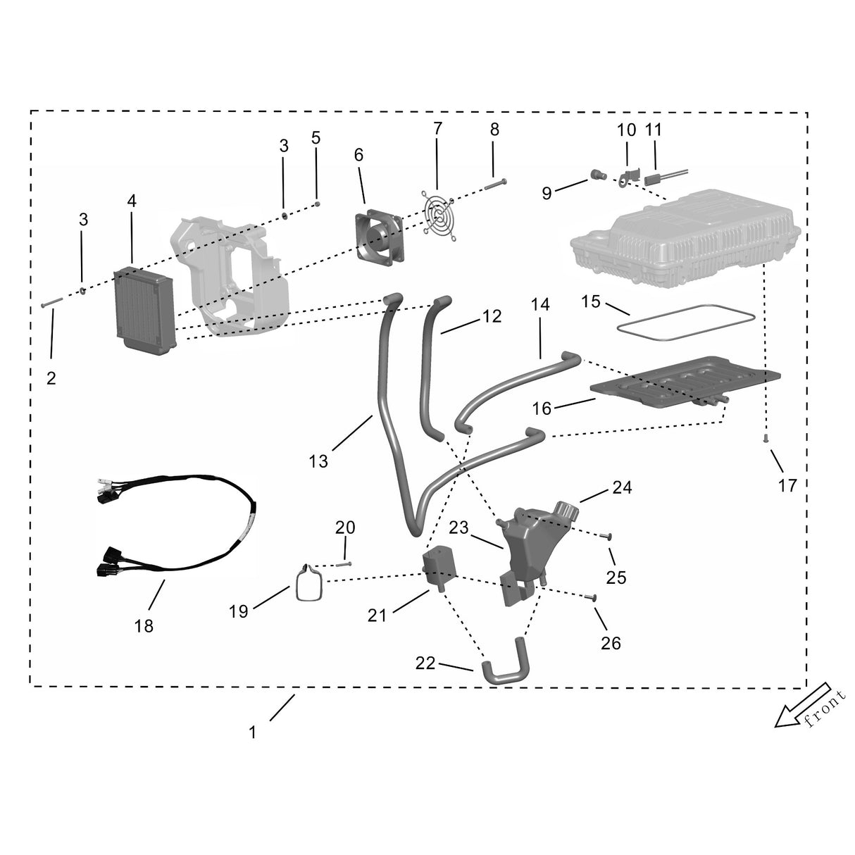 Storm Bee Liquid Cooling System Assembly