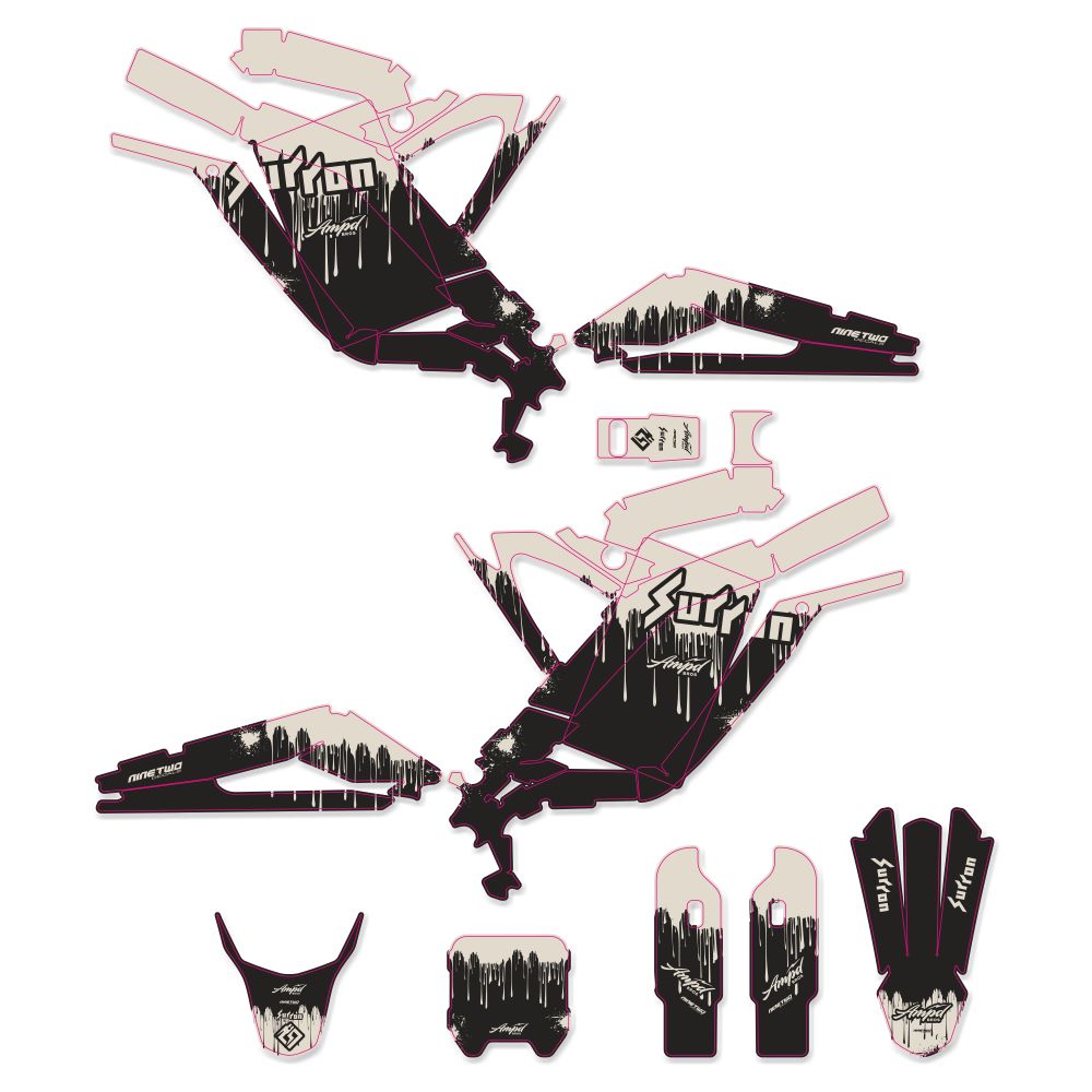Light Bee Drip Graphics Kit