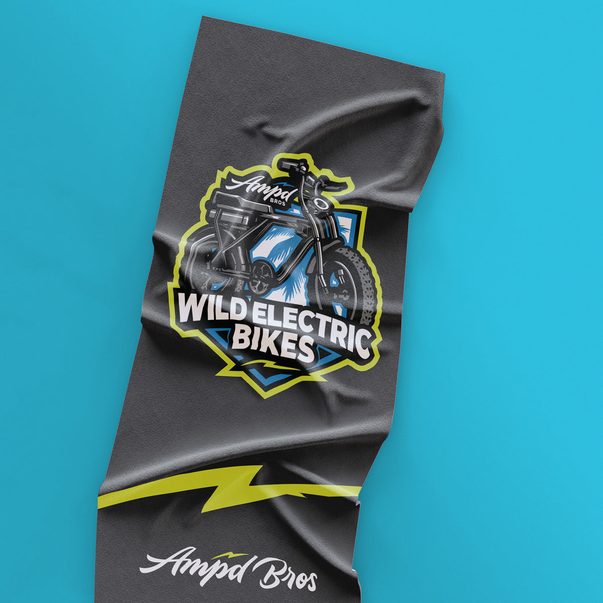 Wild Electric Bikes Beach Towel