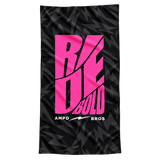 Ride Bold Waffle Beach Towel