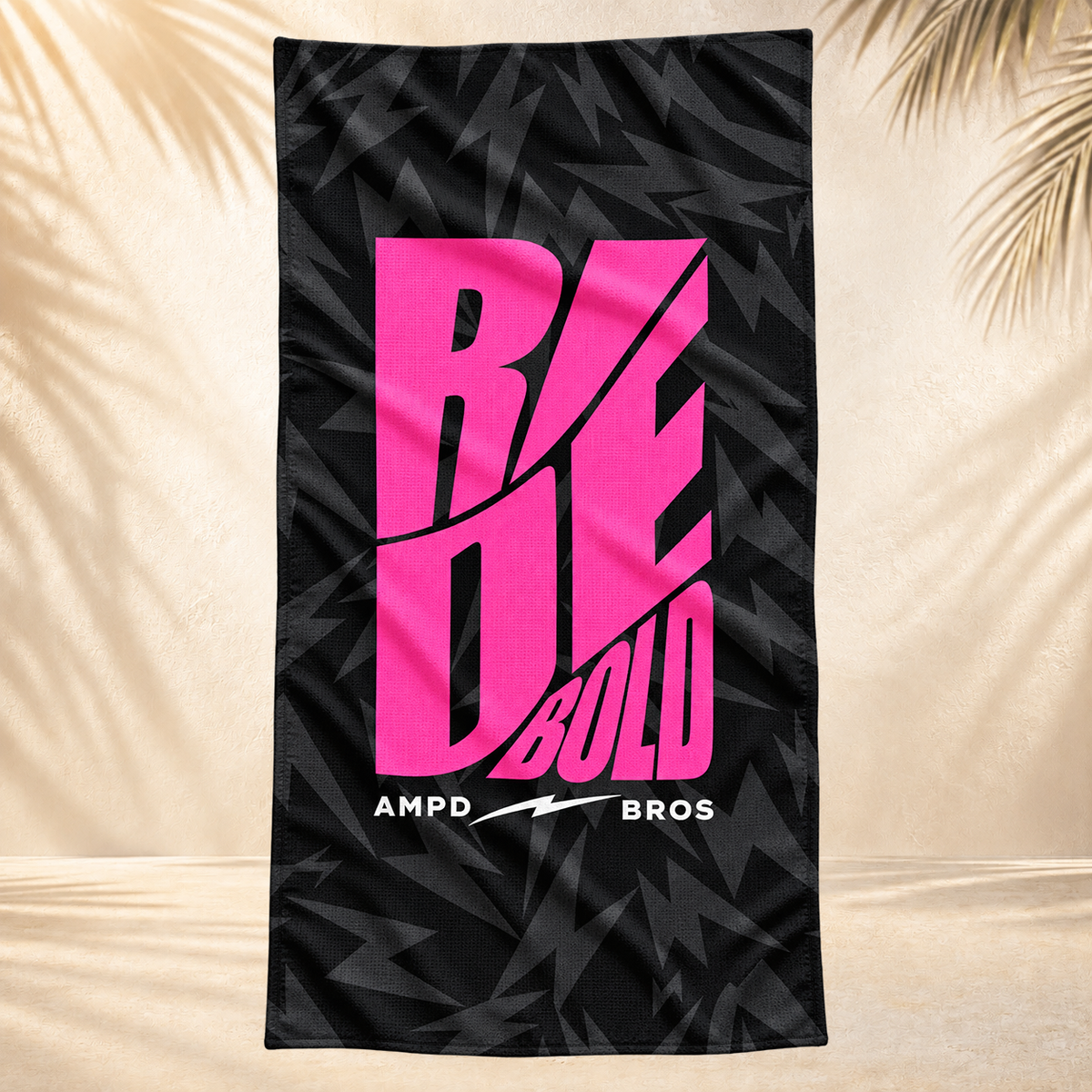 Ride Bold Waffle Beach Towel