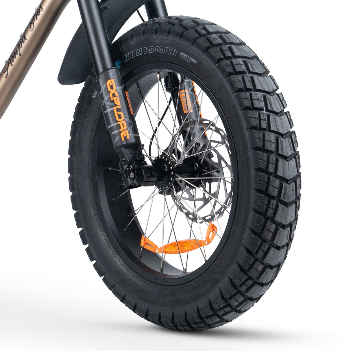 20x4.0" Front Fat Bike Wheel Assembly