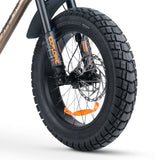 20x4.0" Front Fat Bike Wheel Assembly