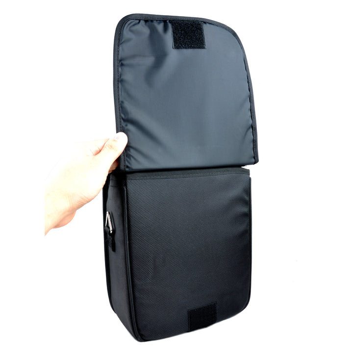 Velcro flap handlebar bag