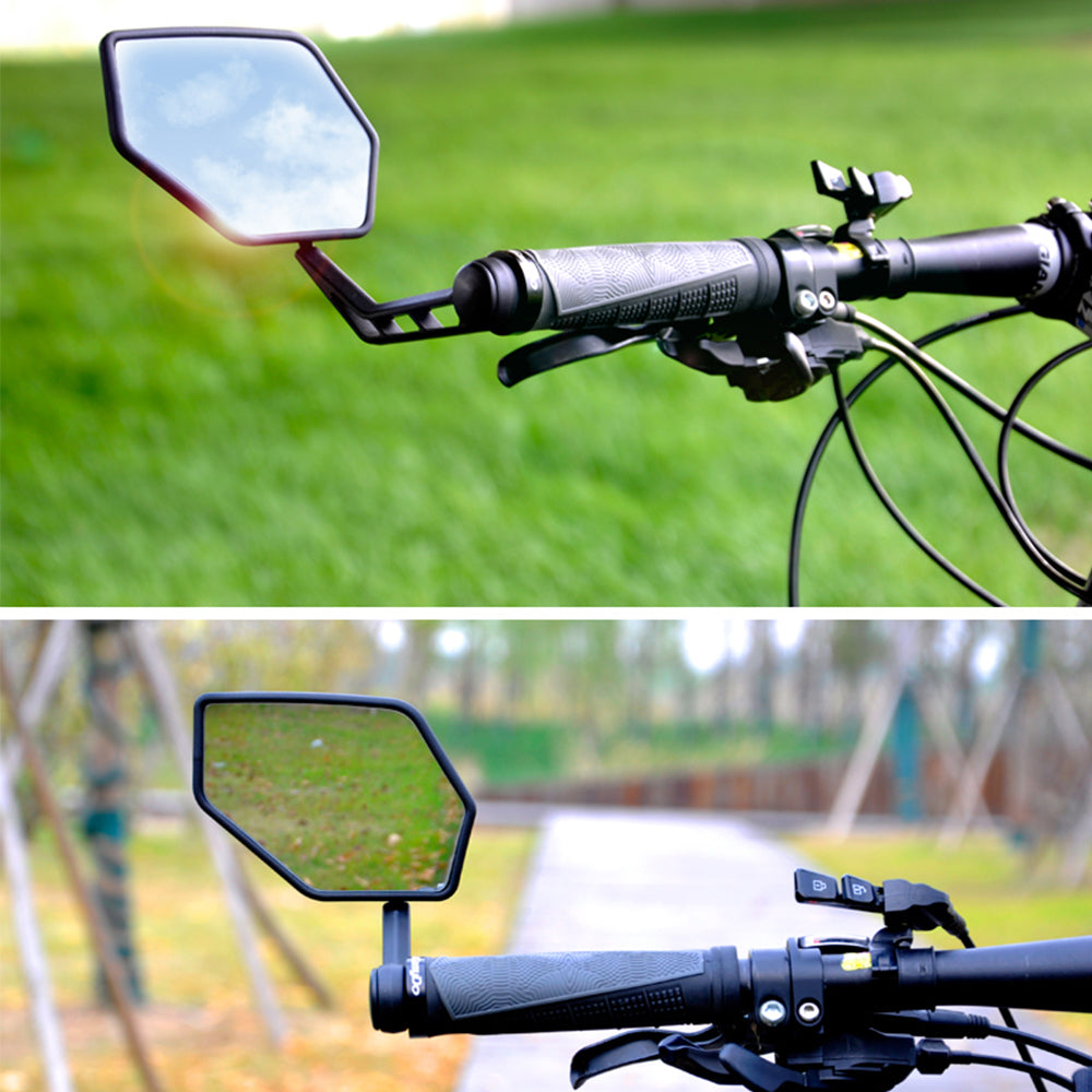 Bicycle Handle Bar End Side Mirror Set Reflection