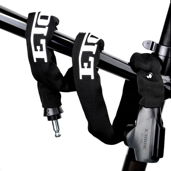 Hardened Steel Chain 1M Bike Key Lock on Frame
