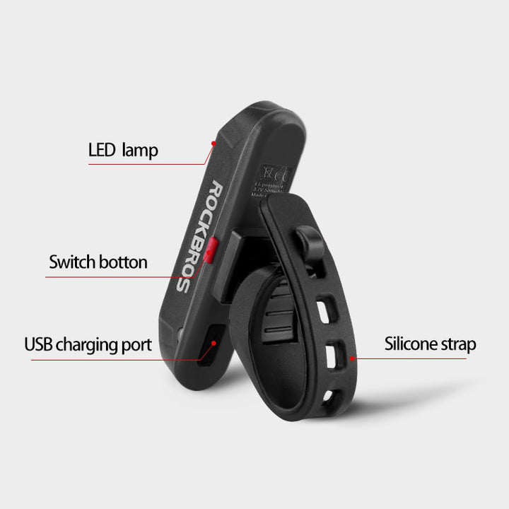 USB Rechargeable Bike Tail Light Components