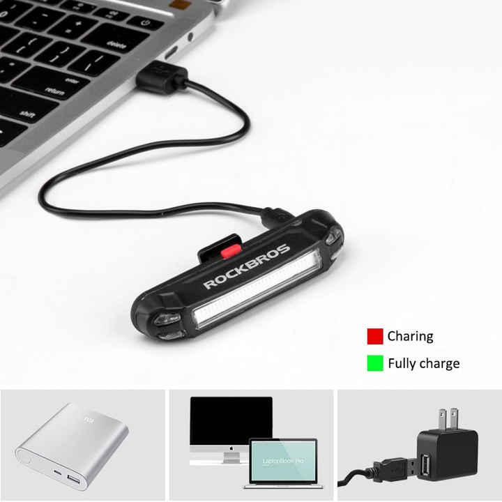 USB Rechargeable Bike Tail Light Cable