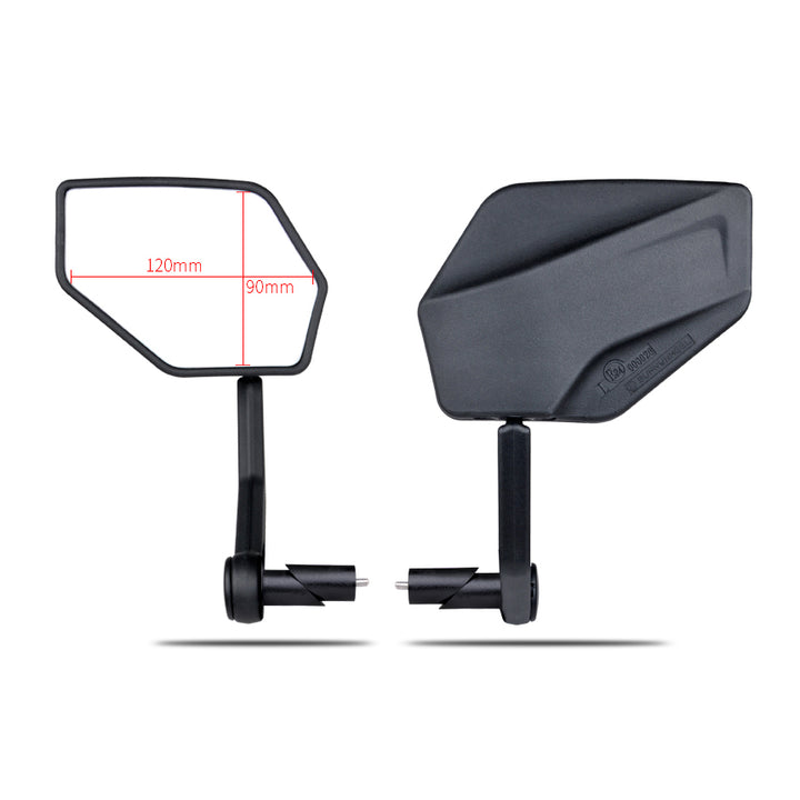Bicycle Handle Bar End Side Mirror Set Front and Back