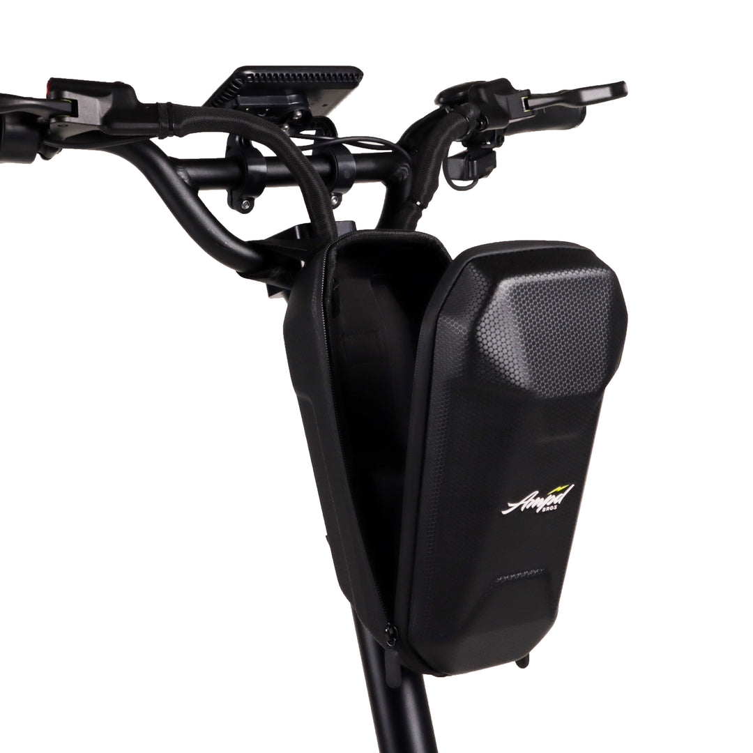 Ampd Bros Hardcase Scooter Handlebar Bag Open