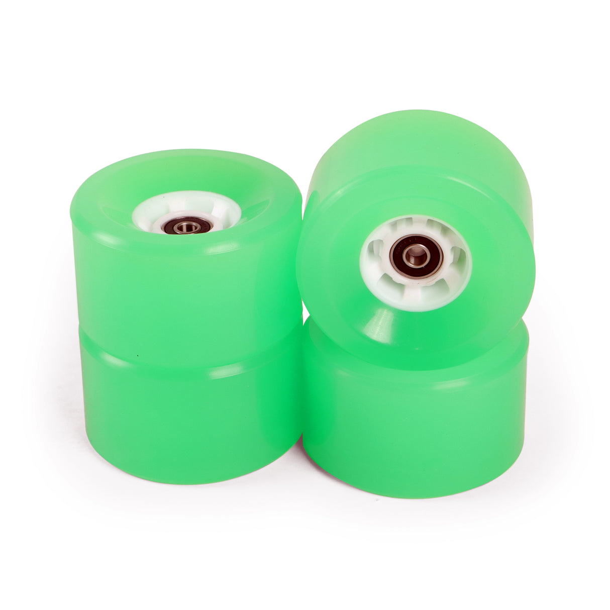 Vortex 97mm 74A Electric Skateboard Glow Wheels Green