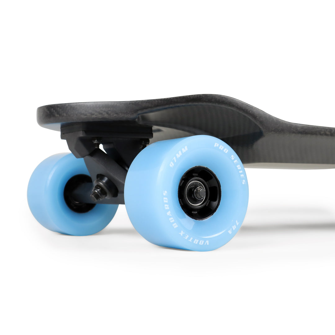Vortex 97mm 74A Electric Skateboard Glow Wheels Blue