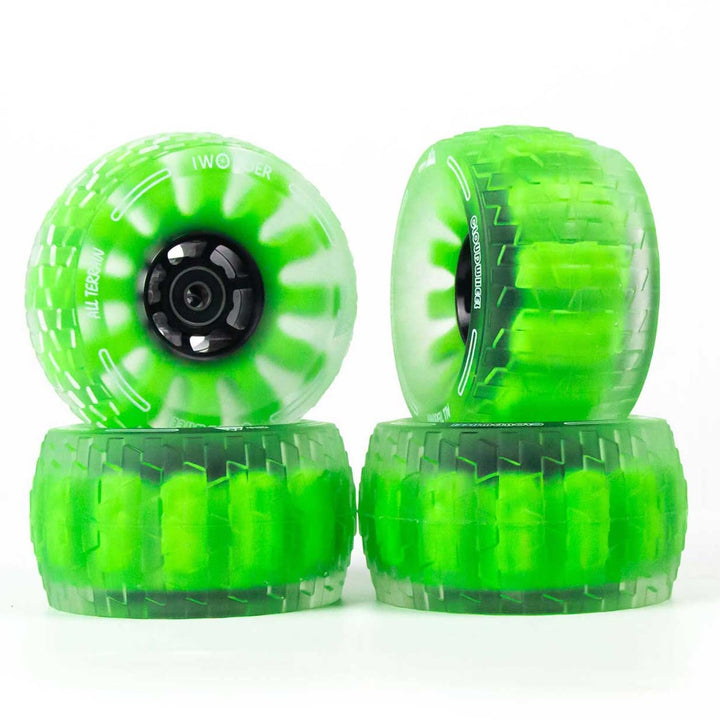 120mm Electric Skateboard Cloud Wheels Green
