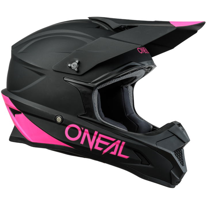ONEAL 1.0 SRS Solid Pink MX Helmet