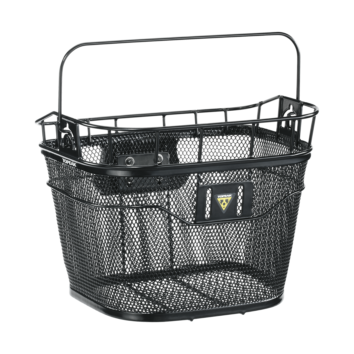 Topeak Front Basket Black with E Bike Mount Ampd Bros Electric Bikes