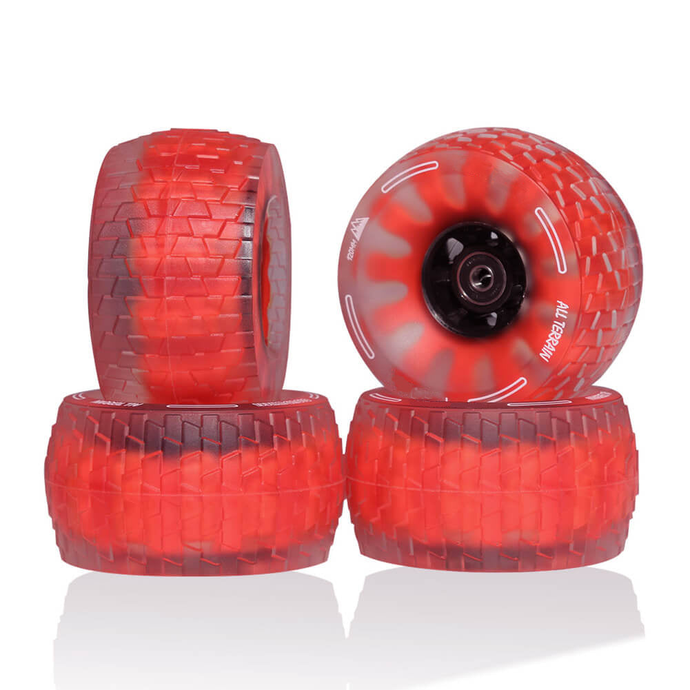 120mm Cloud Electric Skateboard Wheels Red