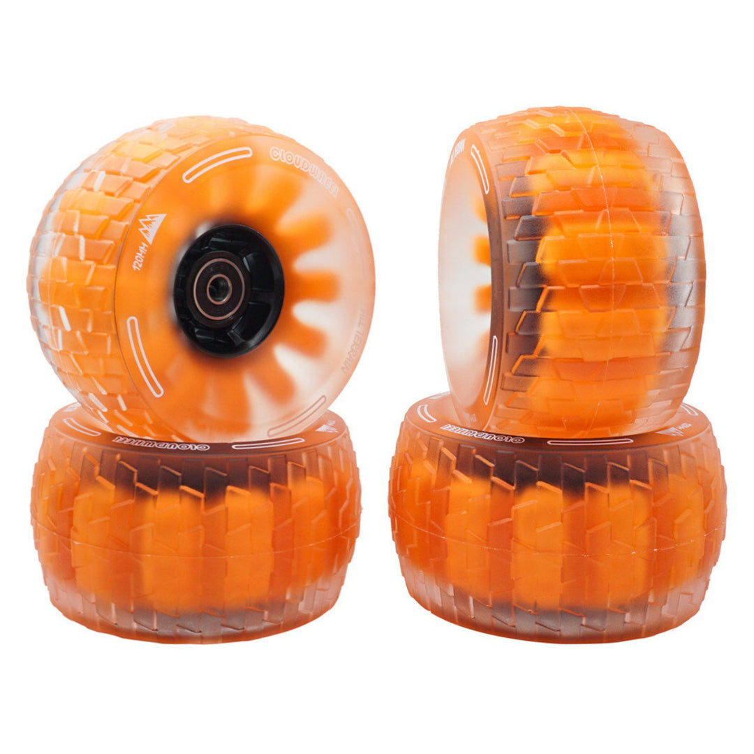 120mm Cloud Electric Skateboard Wheels Orange