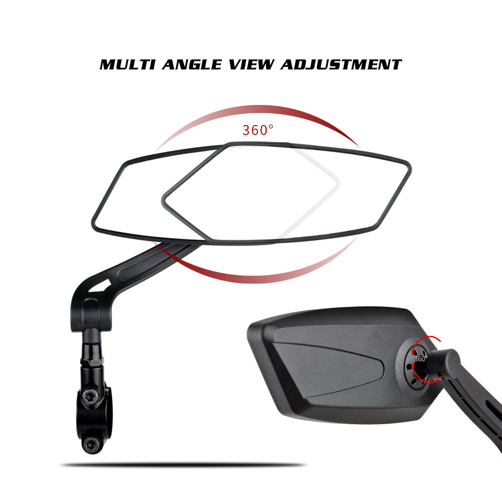 Side mirror store for ebike